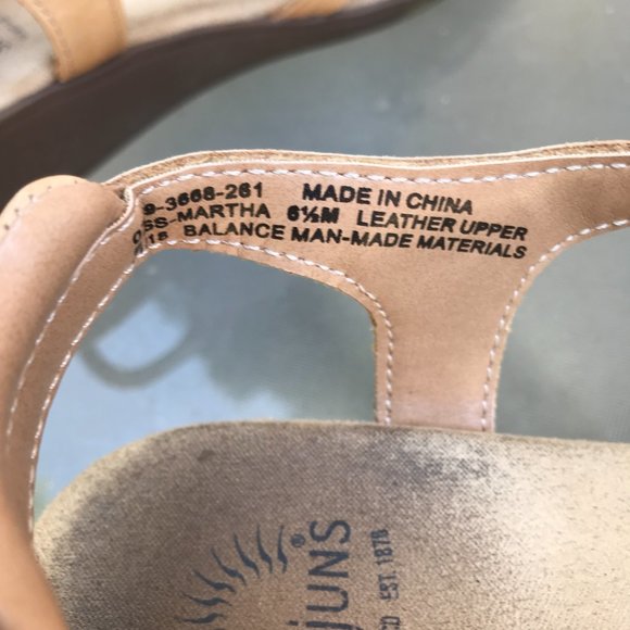 G.H BASS  & CO. SUNJUNS sandals in 6.5 M - Picture 7 of 9